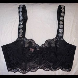 VS Dream Angels black 34B bralette- new with tags